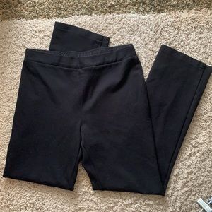 Black Straight Leg Yoga Pants